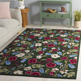 Safavieh Jardin 4'-0" x 6'-0" Rug in Green / Red