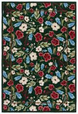 Safavieh Jardin 4'-0" x 6'-0" Rug in Green / Red