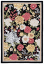 Safavieh Jardin 4'-0" x 6'-0" Rug in Black / Red