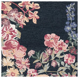 Safavieh Jardin 6'-0" x 6'-0" Rug in Navy / Pink