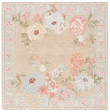 Safavieh Jardin 6'-0" x 6'-0" Rug in Beige / Pink