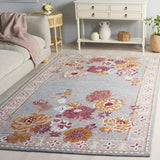 Safavieh Jardin 4'-0" x 6'-0" Rug in Grey / Rust