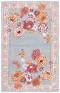 Safavieh Jardin 4'-0" x 6'-0" Rug in Grey / Rust