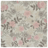 Safavieh Jardin 6'-0" x 6'-0" Rug in Grey / Pink