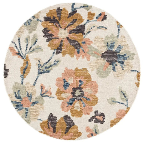 Safavieh Jardin 6'-0" x 6'-0" Rug in Ivory / Blue