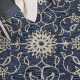 Safavieh Jardin Jar601N Navy/Ivory Rug - Safavieh - jar601n - 3