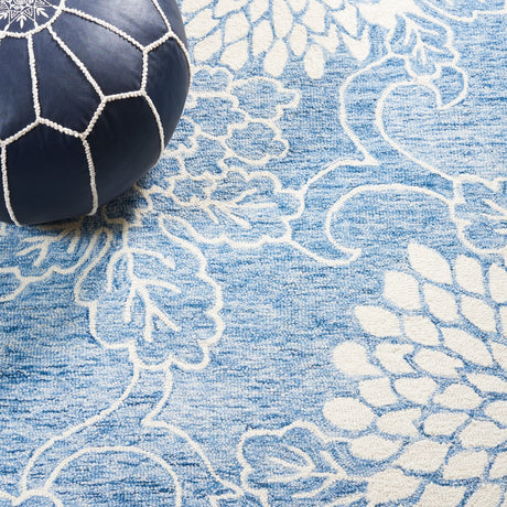 Safavieh Jardin Jar602M Blue/Ivory Rug - Safavieh - jar602m - 3