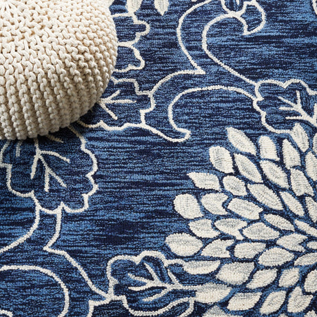 Safavieh Jardin Jar602N Navy/Ivory Rug - Safavieh - jar602n - 3