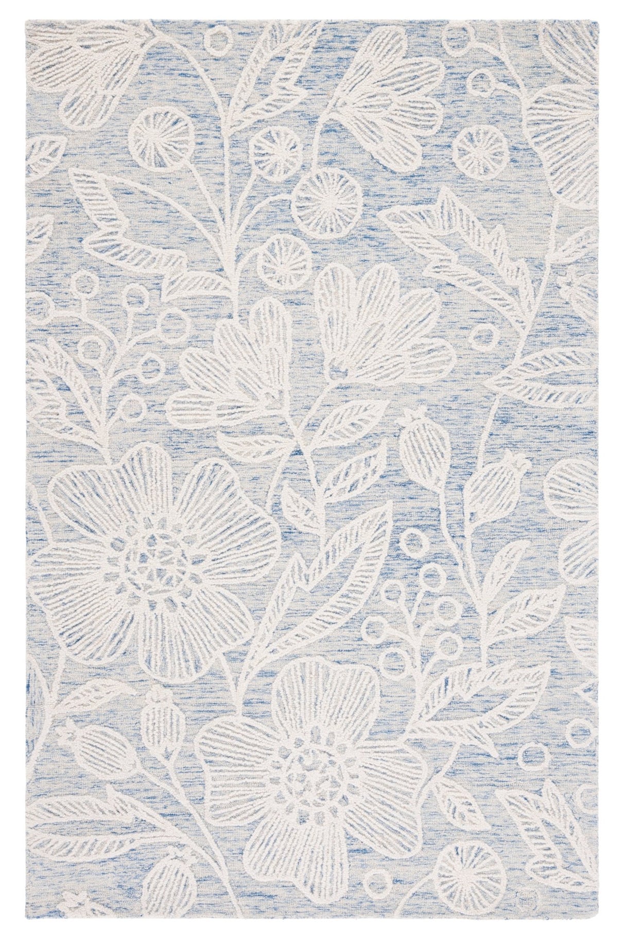 Safavieh Jardin Jar727M Blue/Ivory Rug - Safavieh - jar727m - 3