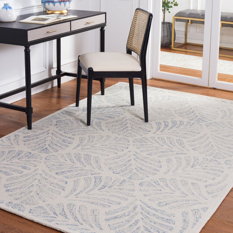 Safavieh Jardin Jar729M Ivory/Blue Rug - Safavieh - jar729m - 3