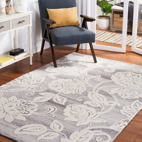 Safavieh Jardin Jar731F Black/Ivory Rug - Safavieh - jar731f - 4
