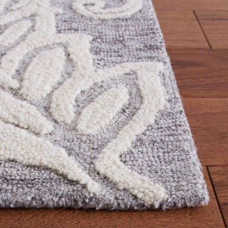 Safavieh Jardin Jar731F Black/Ivory Rug - Safavieh - jar731f - 6r