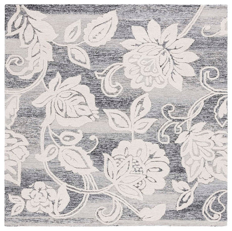 Safavieh Jardin Jar731Z Black/Ivory Rug - Safavieh - jar731z - 6r