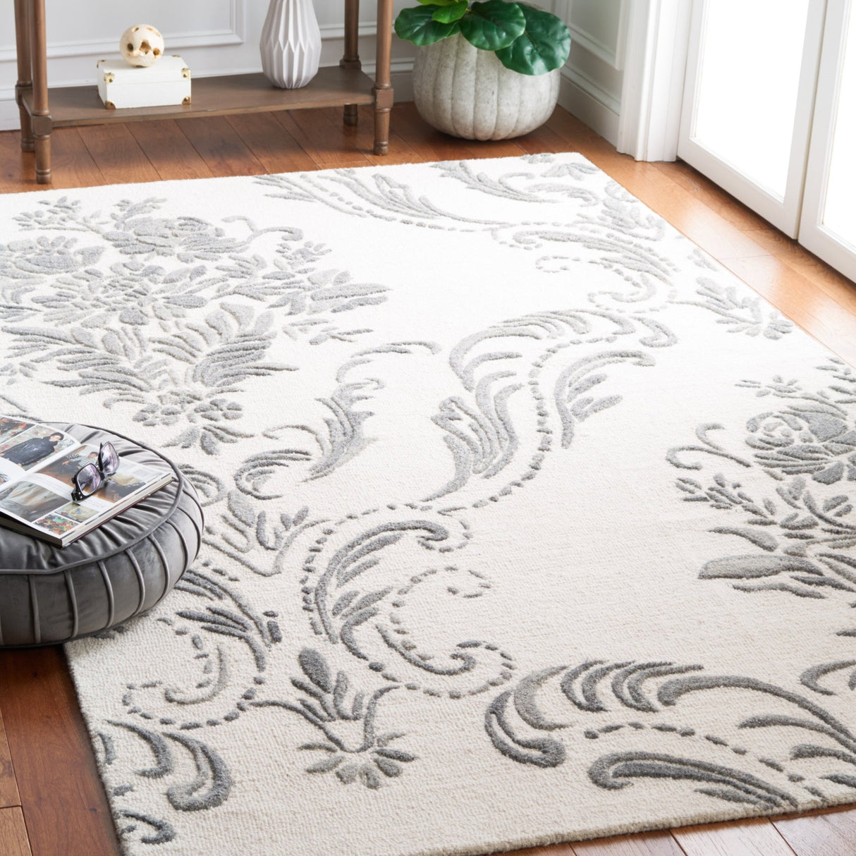 Safavieh Jardin Jar732F Ivory/Grey Rug - Safavieh - jar732f - 3