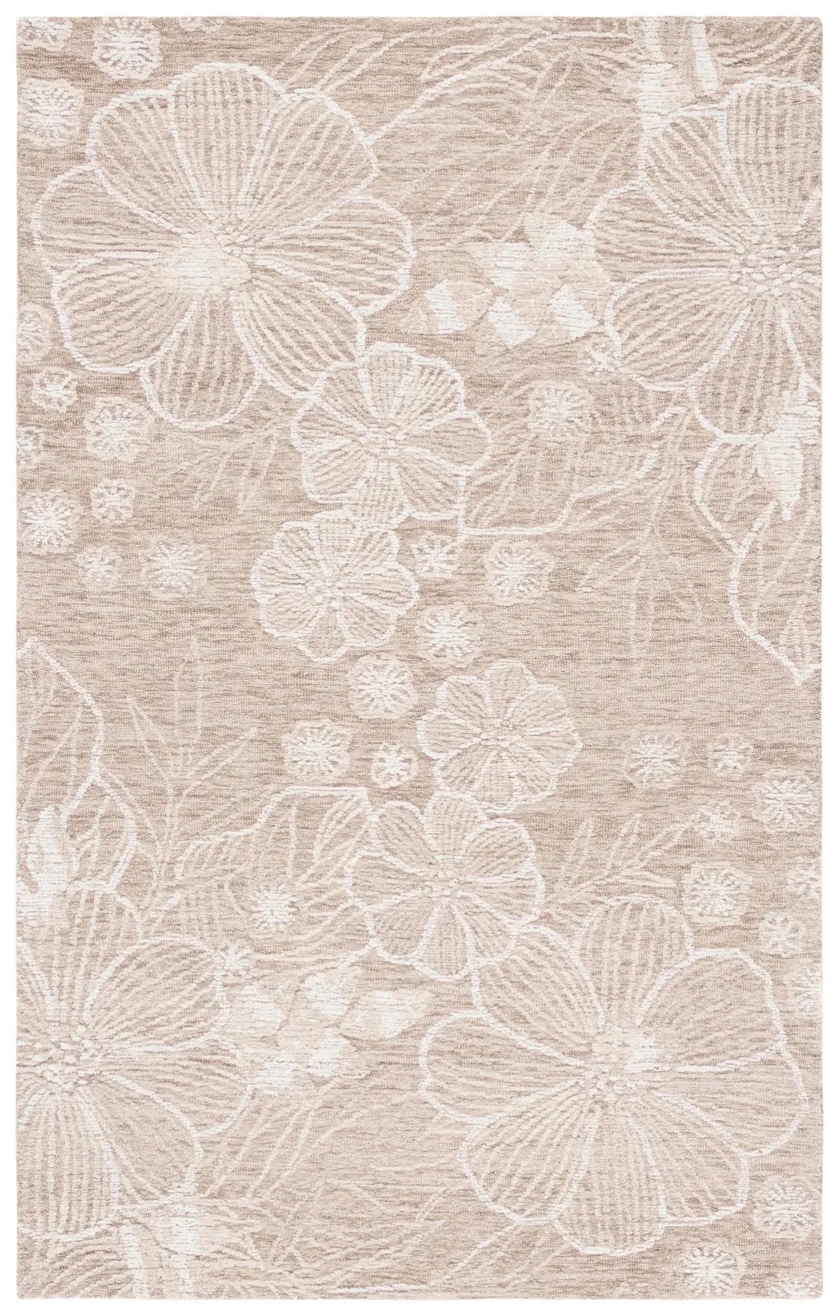 Safavieh Jardin 4'-0" x 6'-0" Rug in Beige / Ivory