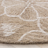 Safavieh Jardin 6'-0" x 6'-0" Rug in Beige / Ivory