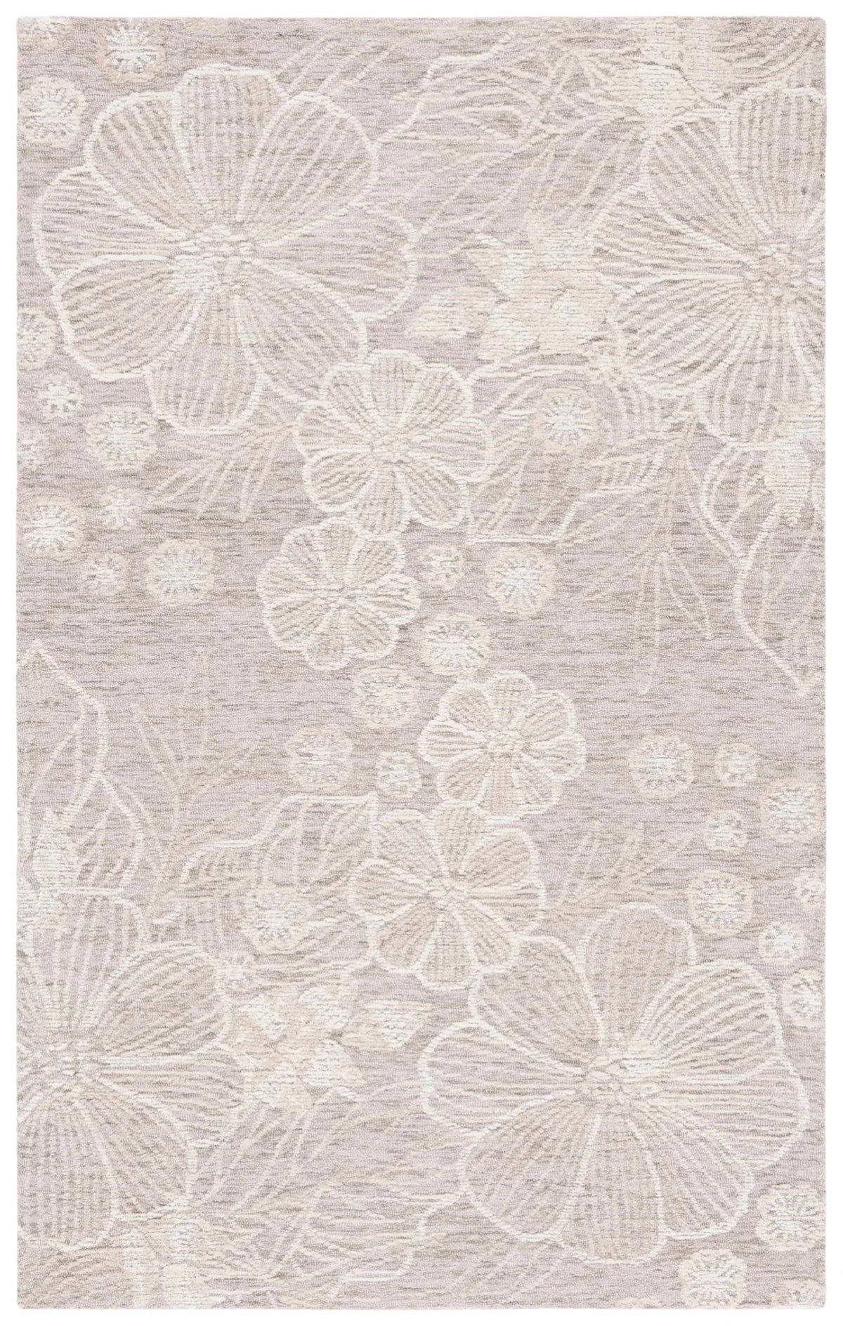 Safavieh Jardin 4'-0" x 6'-0" Rug in Grey / Ivory