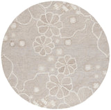 Safavieh Jardin 6'-0" x 6'-0" Rug in Grey / Ivory