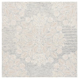 Safavieh Jardin 6'-0" x 6'-0" Rug in Grey / Ivory