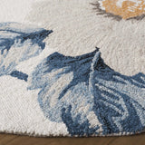 Safavieh Jardin 6'-0" x 6'-0" Rug in Ivory / Grey