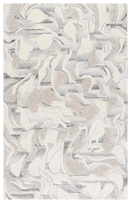 Safavieh Jardin 4'-0" x 6'-0" Rug in Grey / Ivory