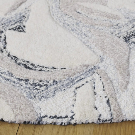 Safavieh Jardin 6'-0" x 6'-0" Rug in Grey / Ivory