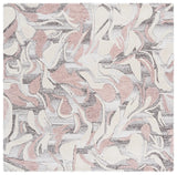 Safavieh Jardin 6'-0" x 6'-0" Rug in Pink / Ivory
