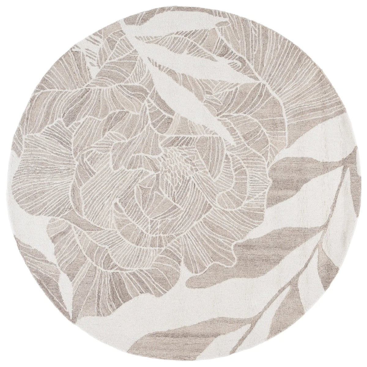 Safavieh Jardin 6'-0" x 6'-0" Rug in Ivory / Beige