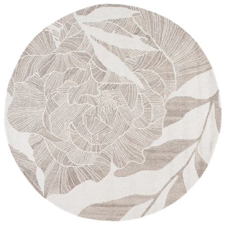 Safavieh Jardin 6'-0" x 6'-0" Rug in Ivory / Beige