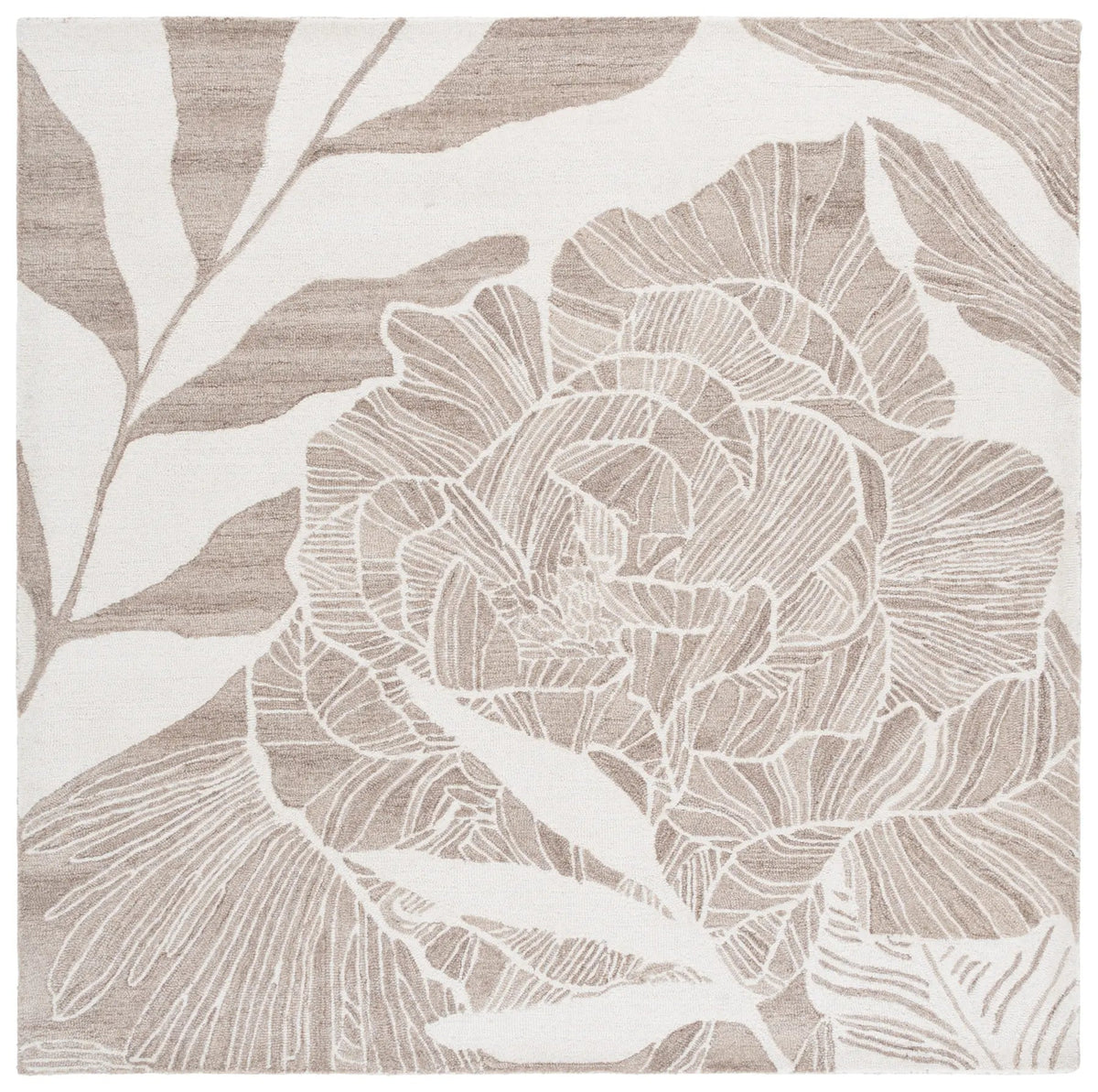 Safavieh Jardin 6'-0" x 6'-0" Rug in Ivory / Beige