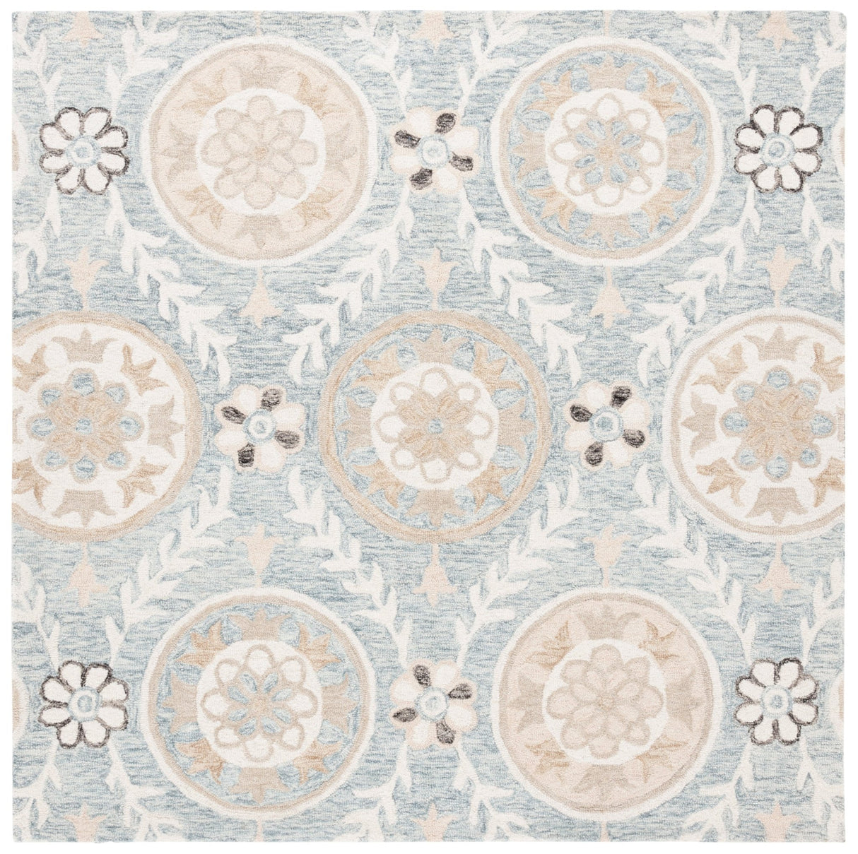 Safavieh Jardin Jar755G Light Grey/Ivory Rug - Safavieh - jar755g - 28