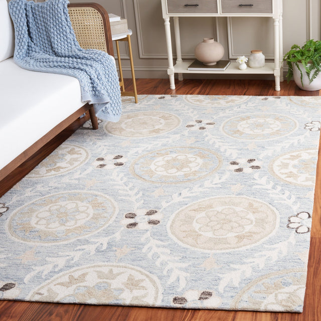 Safavieh Jardin Jar755G Light Grey/Ivory Rug - Safavieh - jar755g - 4