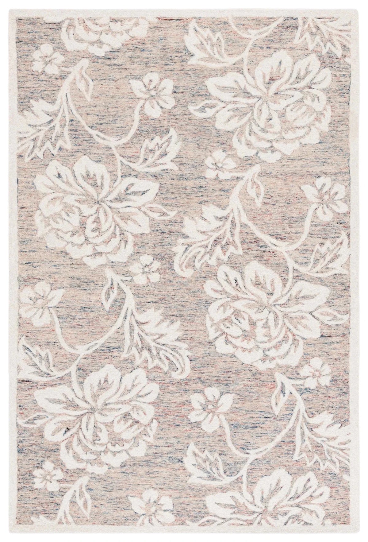Safavieh Jardin 4'-0" x 6'-0" Rug in Grey / Ivory
