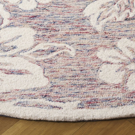 Safavieh Jardin 6'-0" x 6'-0" Rug in Grey / Ivory