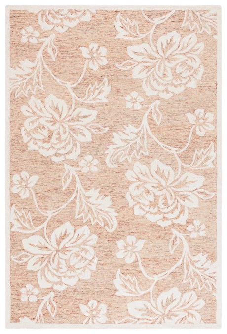 Safavieh Jardin 4'-0" x 6'-0" Rug in Rust / Ivory