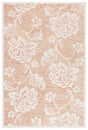 Safavieh Jardin 4'-0" x 6'-0" Rug in Rust / Ivory