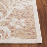 Safavieh Jardin 4'-0" x 6'-0" Rug in Rust / Ivory