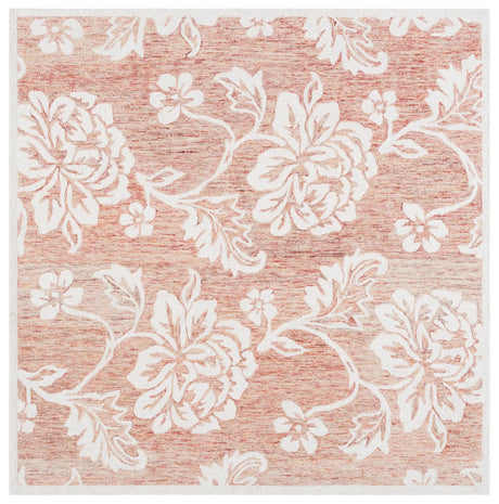 Safavieh Jardin 6'-0" x 6'-0" Rug in Rust / Ivory