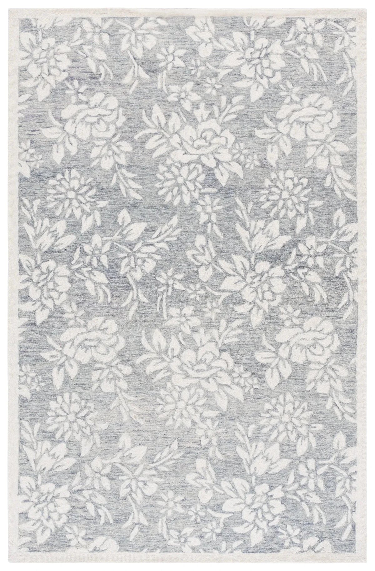Safavieh Jardin 4'-0" x 6'-0" Rug in Grey / Ivory