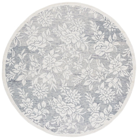 Safavieh Jardin 6'-0" x 6'-0" Rug in Grey / Ivory