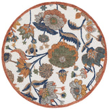 Safavieh Jardin 6'-0" x 6'-0" Rug in Ivory / Green