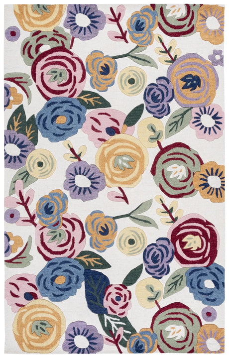 Safavieh Jardin 4'-0" x 6'-0" Rug in Ivory / Pink