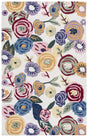Safavieh Jardin 4'-0" x 6'-0" Rug in Ivory / Pink