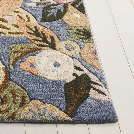 Safavieh Jardin 4'-0" x 6'-0" Rug in Blue / Rust