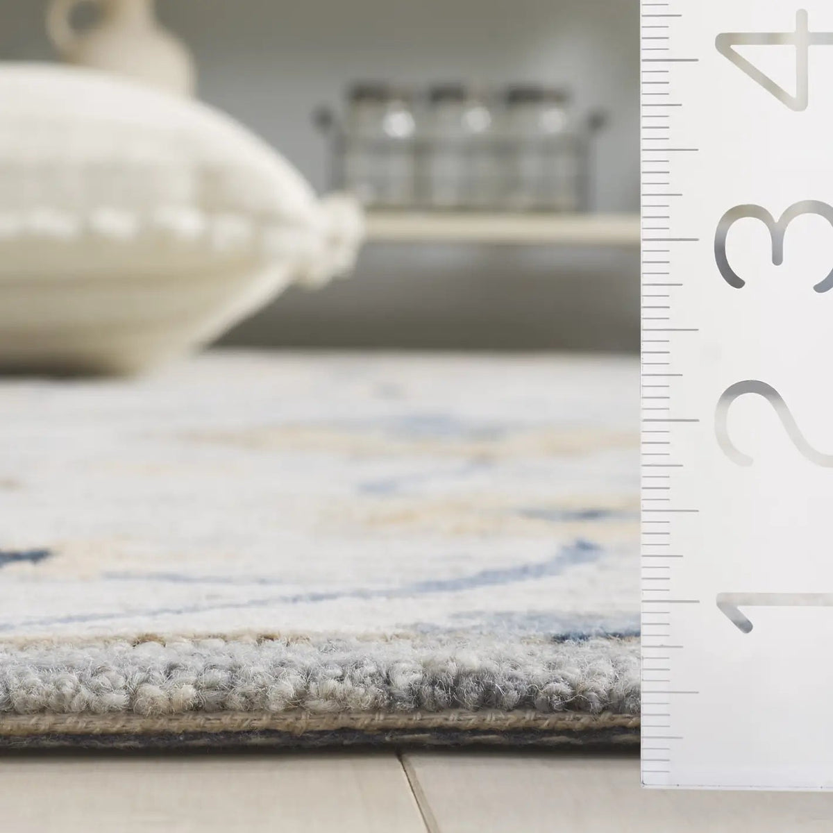 Safavieh Jardin 4'-0" x 6'-0" Rug in Grey / Blue