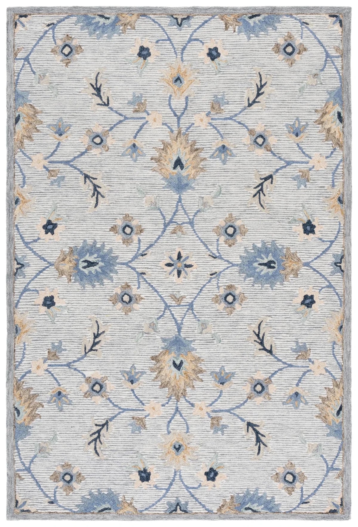 Safavieh Jardin 4'-0" x 6'-0" Rug in Grey / Blue