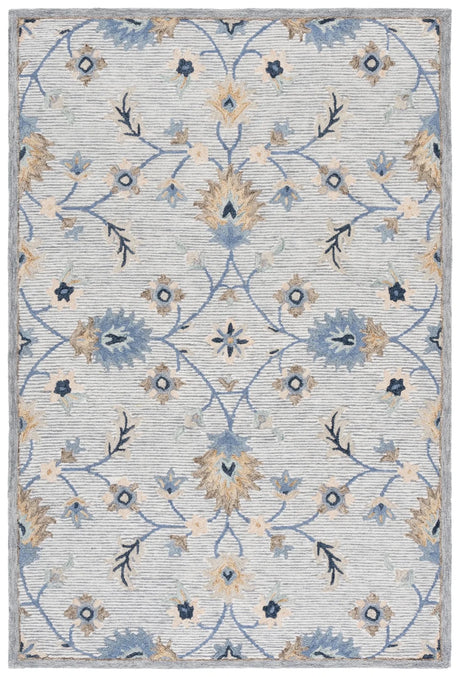 Safavieh Jardin 4'-0" x 6'-0" Rug in Grey / Blue