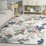 Safavieh Jardin 4'-0" x 6'-0" Rug in Ivory / Blue