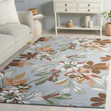 Safavieh Jardin 4'-0" x 6'-0" Rug in Blue / Rust