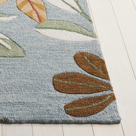 Safavieh Jardin 4'-0" x 6'-0" Rug in Blue / Rust